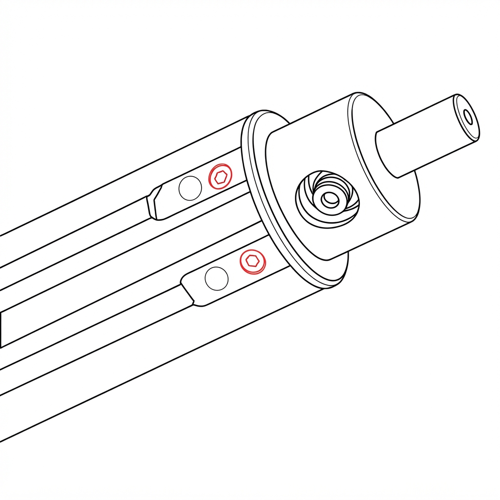 External Element Air Shaft__膠條式氣壓軸